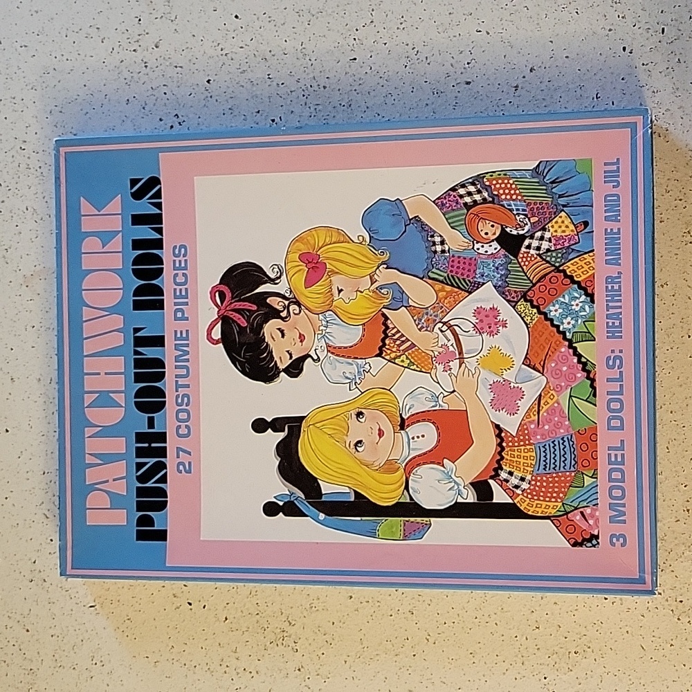 Saalfield Patchwork Push-Out Dolls